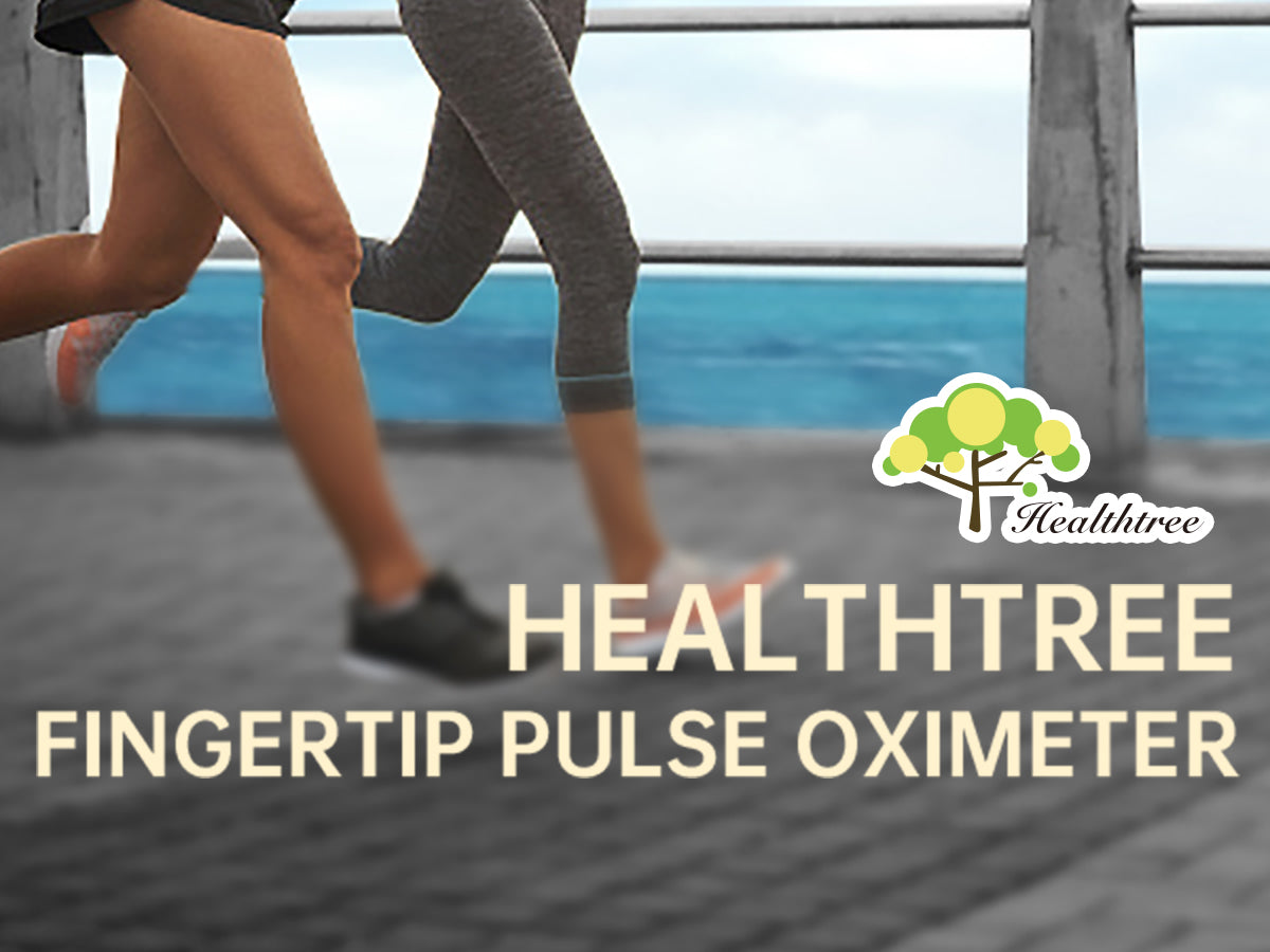 OLED Fingertip Pulse Oximeter Black