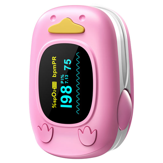 Children Fingertip Pulse Oximeter Pink