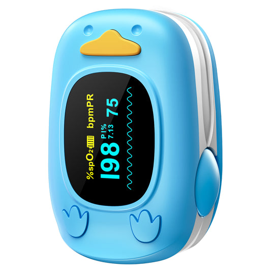 Children Fingertip Pulse Oximeter Blue