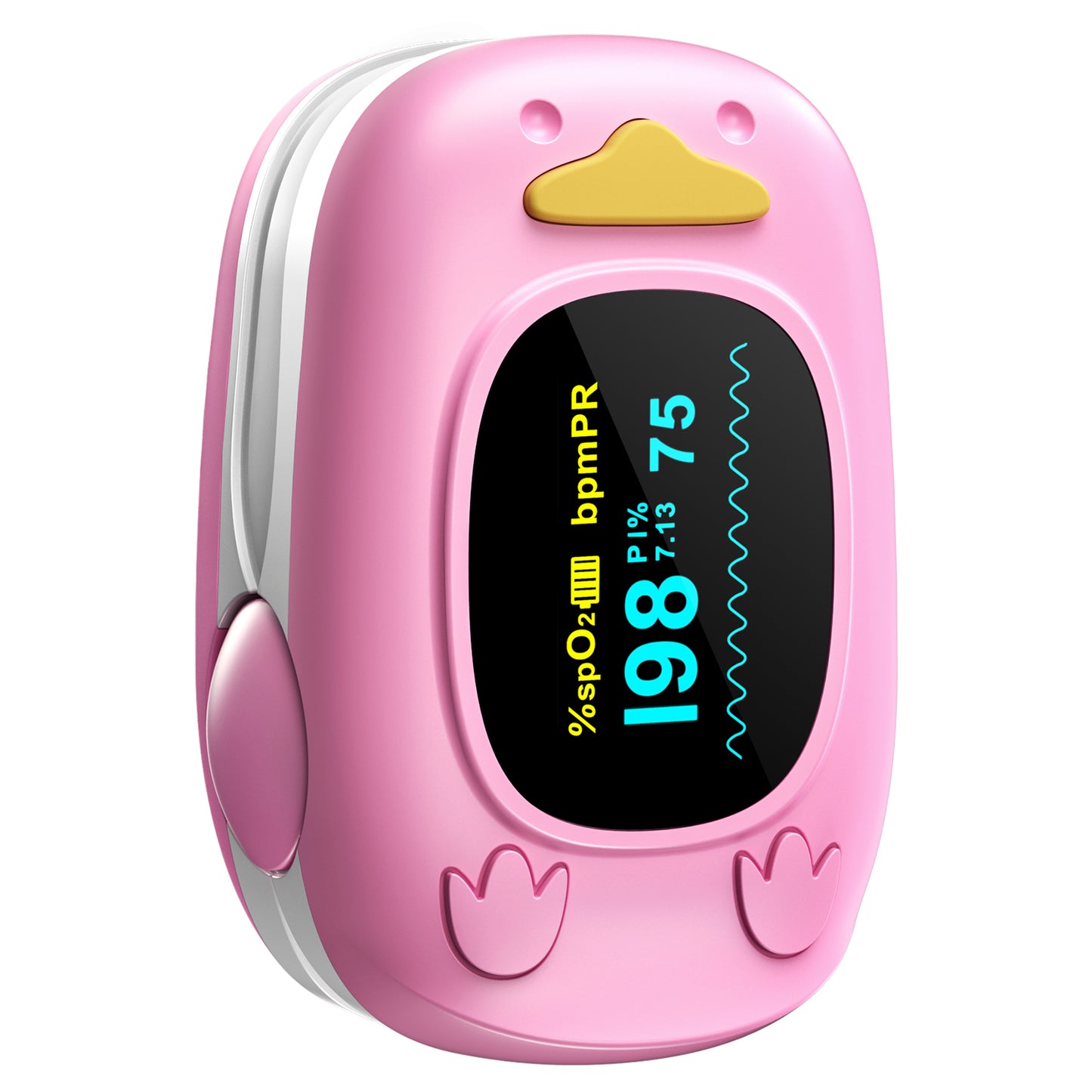Children Fingertip Pulse Oximeter Pink