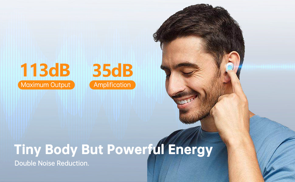 In-ear Hearing Aids White