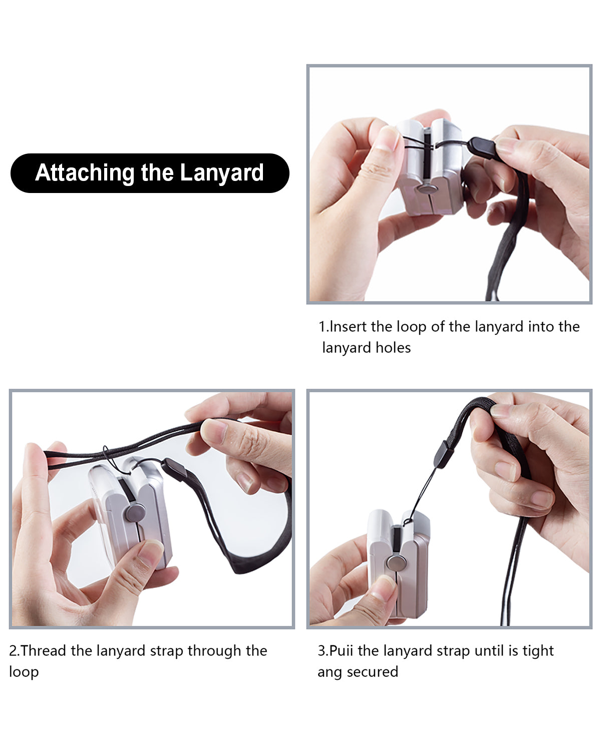 Bluetooth OLED Fingertip Pulse Oximeter Black