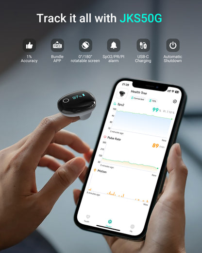 New Arrival HealthTree Ring Pulse Oximeter JKS50G