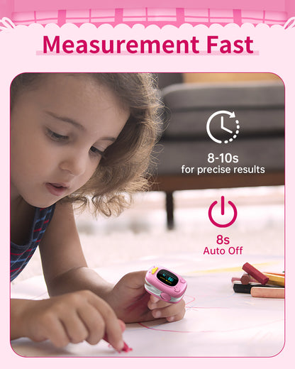 Children Fingertip Pulse Oximeter Pink